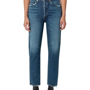 Riley High Rise Straight Crop in Collective - Size 33